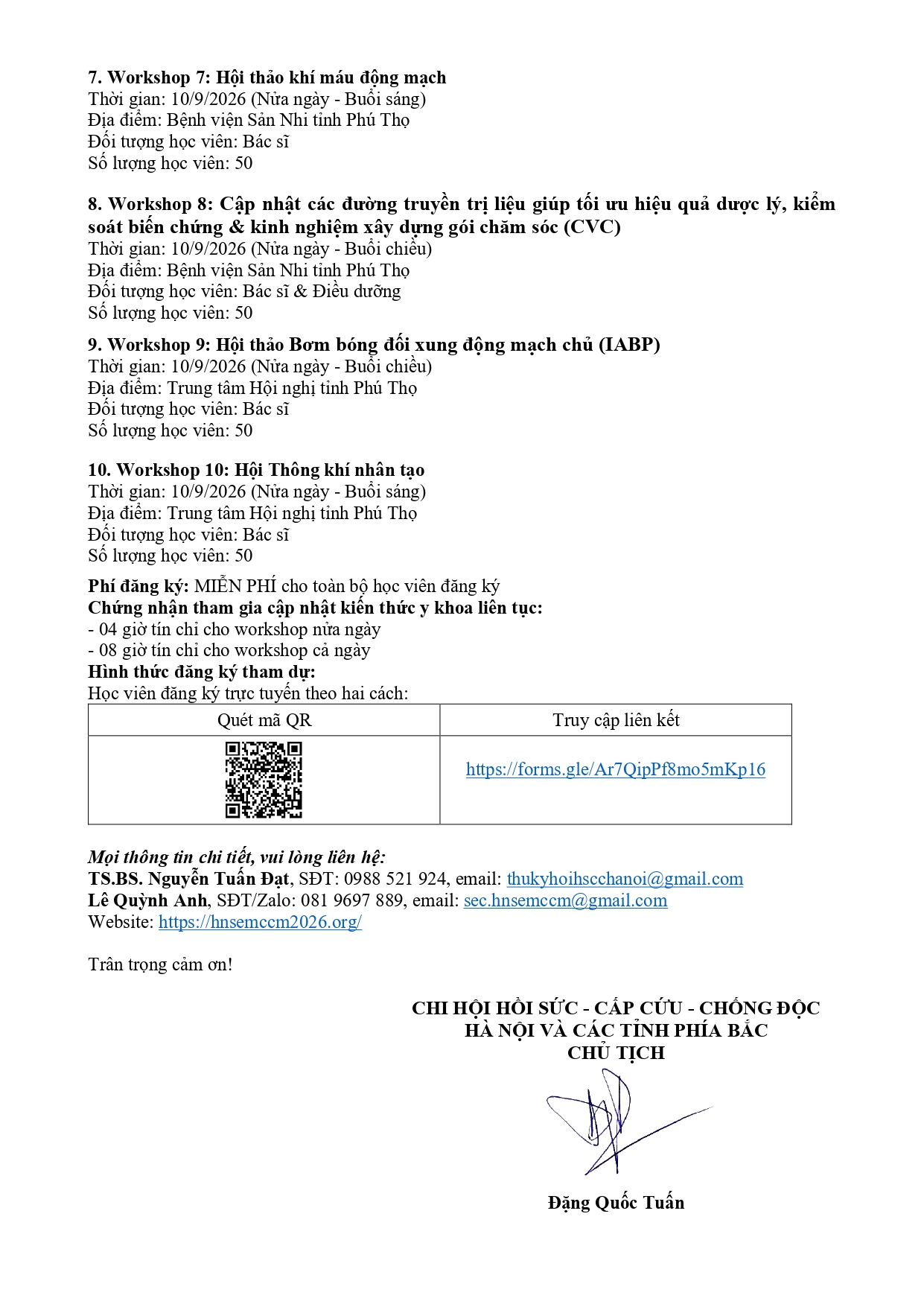 Thông báo số 3 - Trang 2